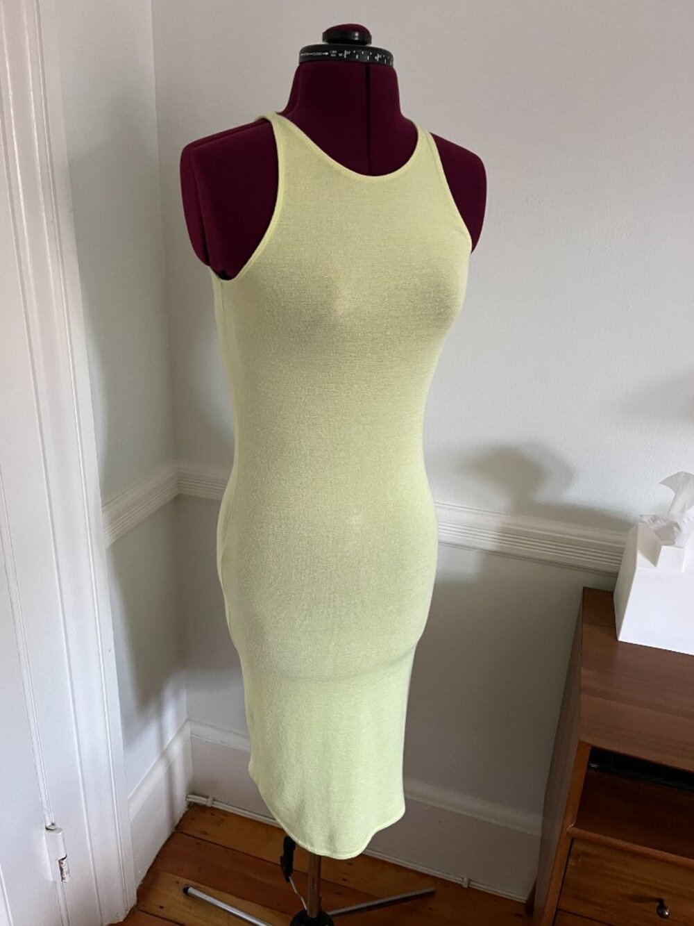 Yellow knit dress - Picture 5 of 5
